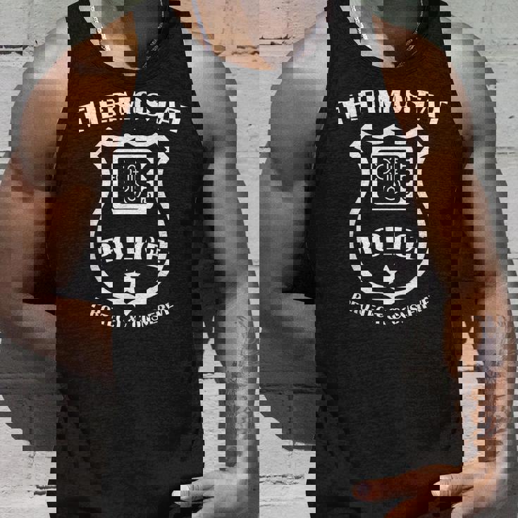 サーモスタット ポリス Protect & Conserve 父の日 Dad メンズ タンクトップ 彼への贈り物