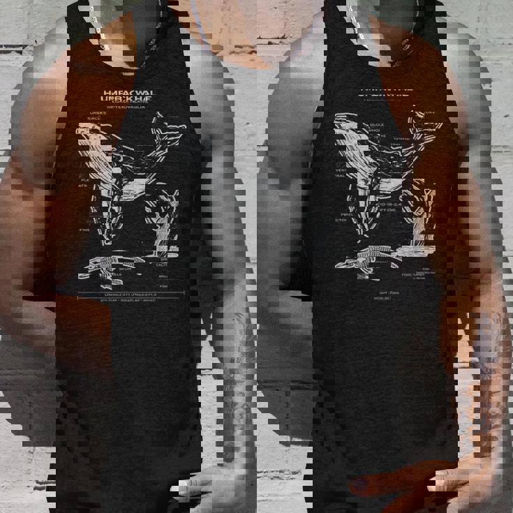 ザトウクジラの解剖学アパレルクジラ航海 タンクトップ 彼への贈り物