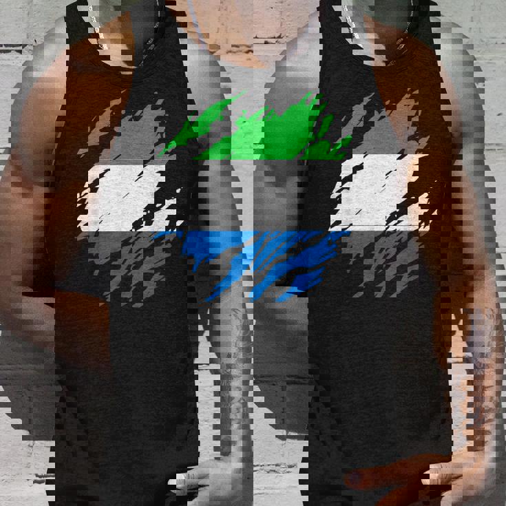 シエラレオネの国旗シエラレオネ タンクトップ 彼への贈り物