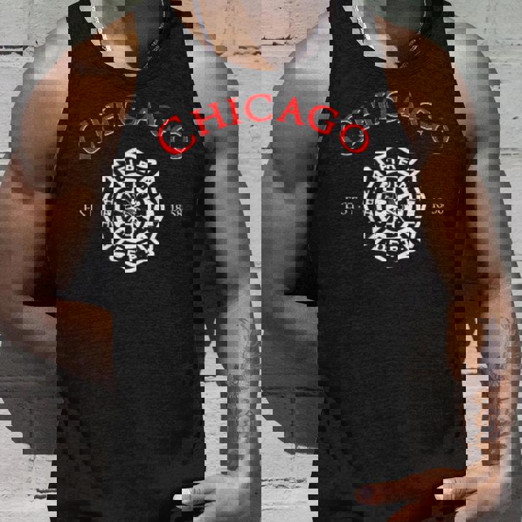 シカゴ イリノイ 消防士 消防士 消防士 タンクトップ 彼への贈り物
