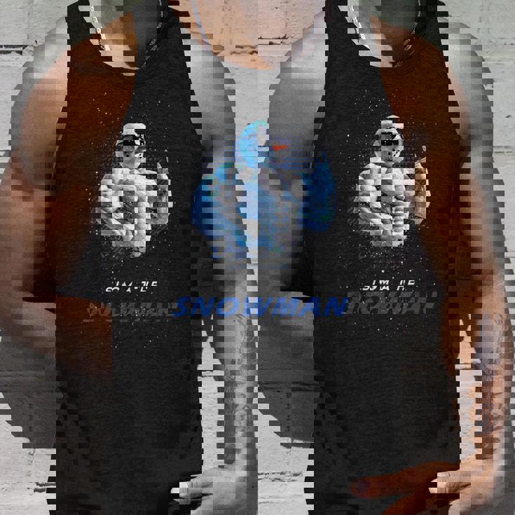 シグマザスノーマンブラッシュリズメリークリスマス Xマスク タンクトップ 彼への贈り物