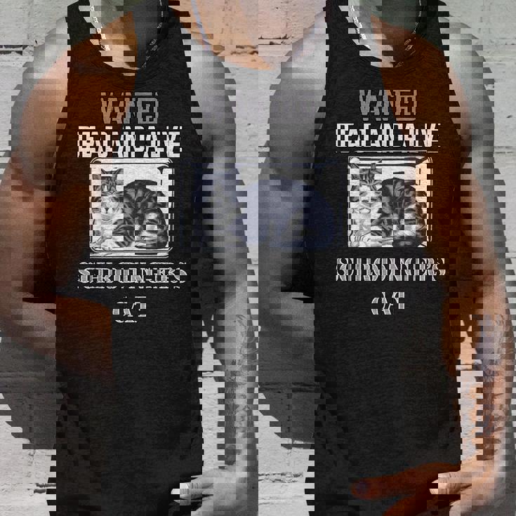 シュレディンガーの猫指名手配教師 物理科学教授 タンクトップ 彼への贈り物