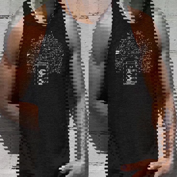 シュレディンガーの箱に入った猫 量子物理学者 理科 タンクトップ 彼への贈り物