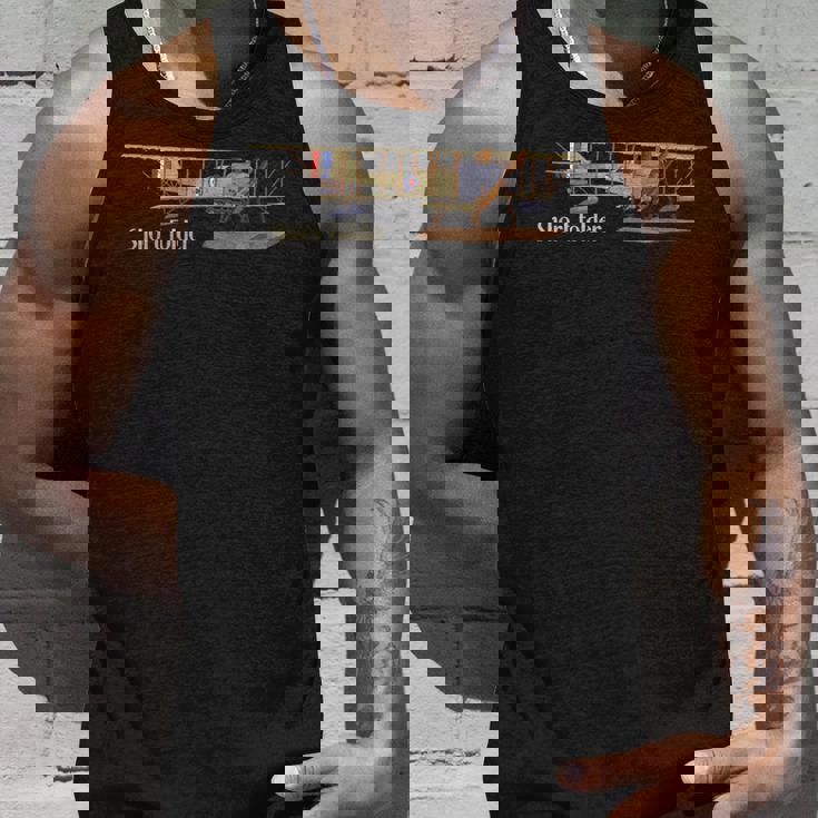 ショートフォルダー イギリス Ww1 複葉機 水上機 ボンバー図 タンクトップ 彼への贈り物