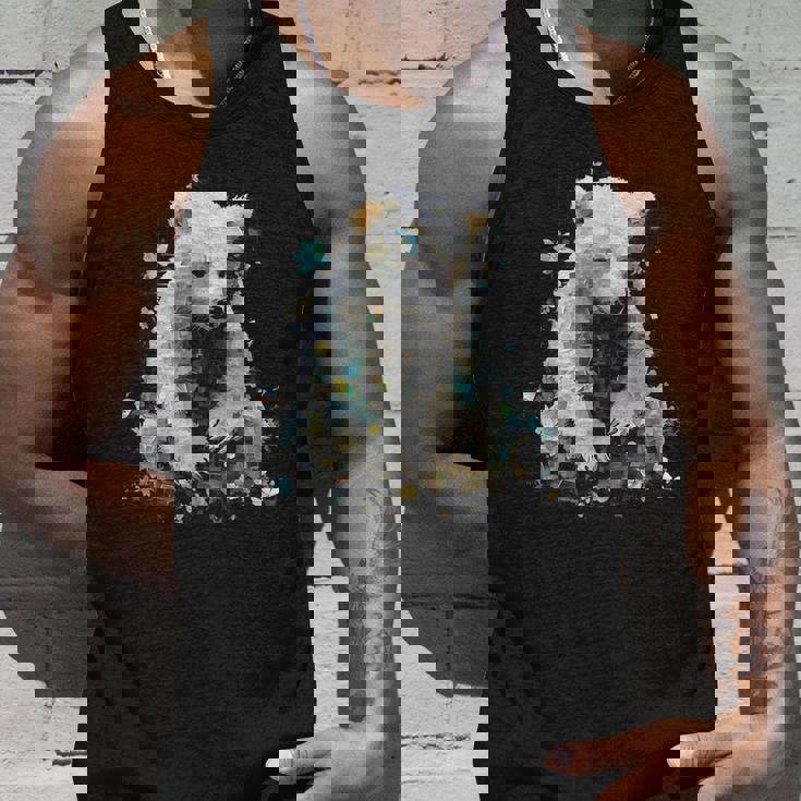 シロクマ 動物 モチーフ 作品 シロクマ タンクトップ 彼への贈り物