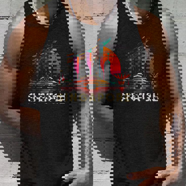 シンガポール市のランドマークビルのお土産 タンクトップ 彼への贈り物