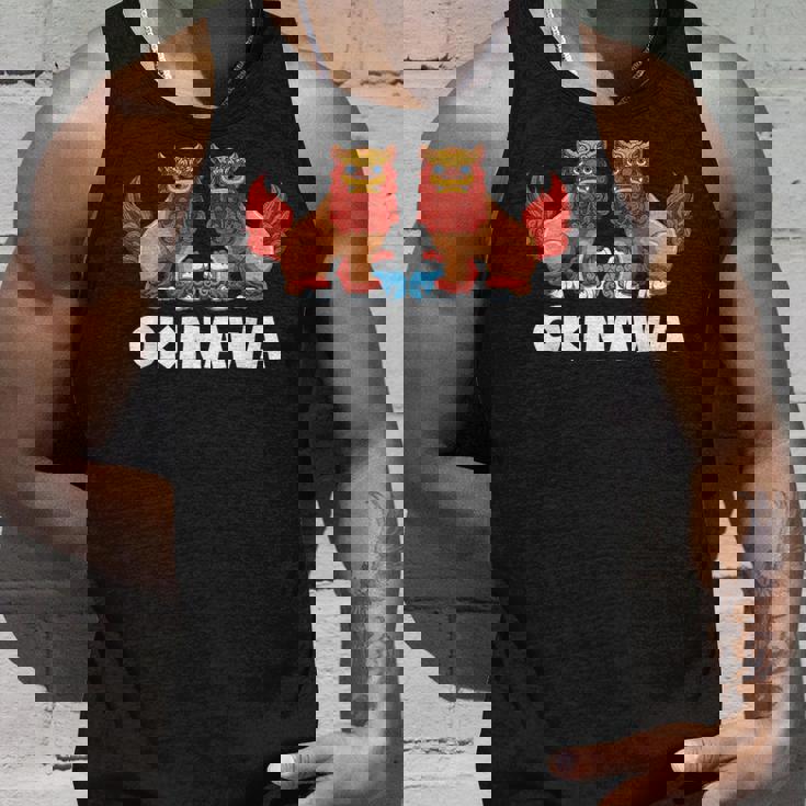 シーサー犬沖縄 タンクトップ 彼への贈り物