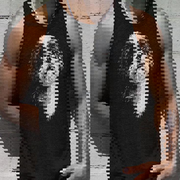 シーズー 犬 モチーフ ペット イラスト シーズー タンクトップ 彼への贈り物