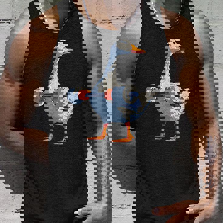 ジムダックグースウェイトリフティング ストロングコアワークアウト タンクトップ 彼への贈り物