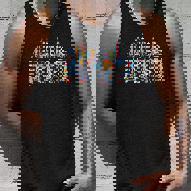 ジャカルタ旅行 インドネシア アウトフィット バケーション ジャカルタ タンクトップ 彼への贈り物