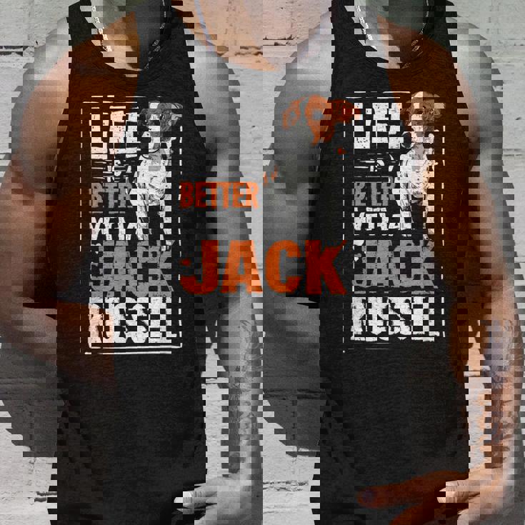 ジャック・ラッセル・テリア 犬所有者へのギフト タンクトップ 彼への贈り物