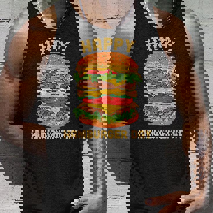 ジャンクフード チーズバーガー ハンバーガー デイバーガーフライ タンクトップ 彼への贈り物