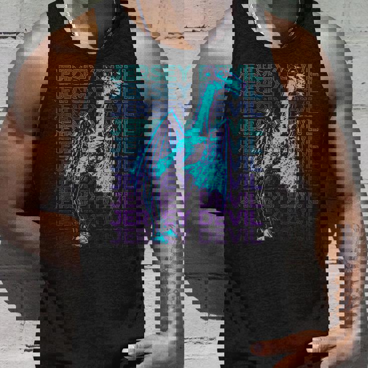 ジャージーデビルクリプティッドクリプトゾロジーレトロ タンクトップ 彼への贈り物