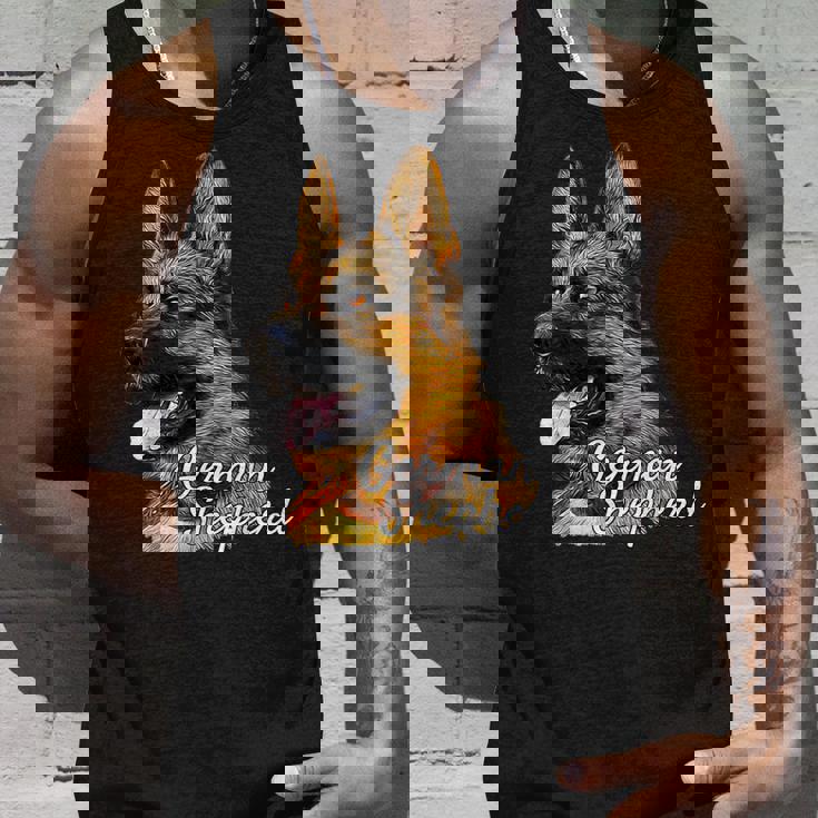 ジャーマンシェパード犬 愛国的なジャーマンシェパード警察犬 タンクトップ 彼への贈り物