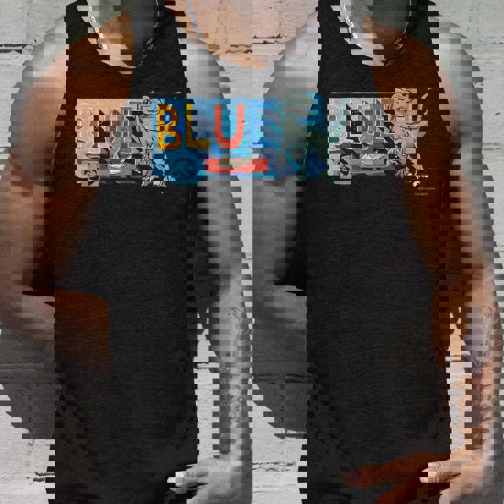 ジュラシック・ワールド Blue Cute Illustlation タンクトップ 彼への贈り物