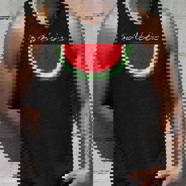 スイカ パレスチナ国旗 連帯 パレスチナ フリー タンクトップ 彼への贈り物