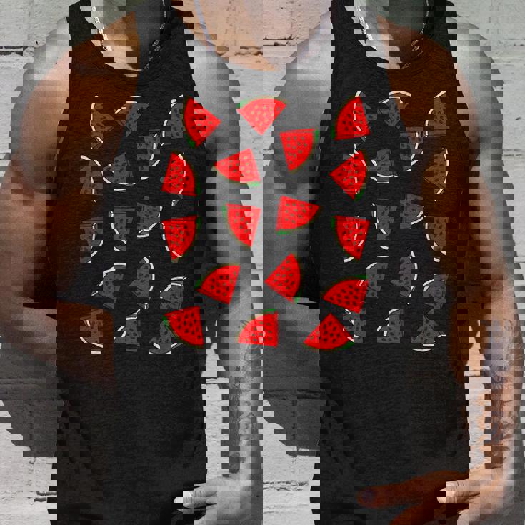 スイカ柄 夏 フルーツ 恋人 フルーツ スライス 種 タンクトップ 彼への贈り物