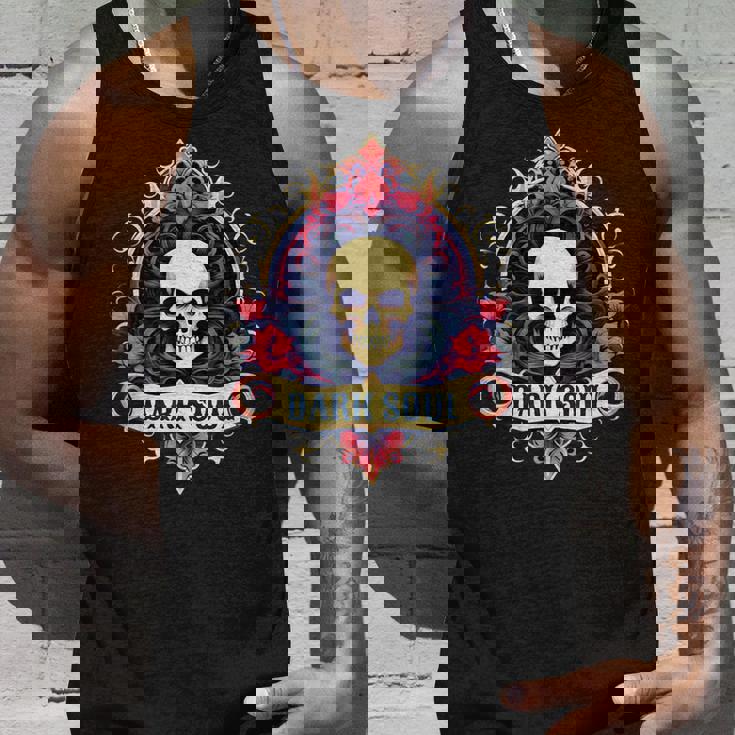 スカル ゴシック ダーク バナー ソウルフラワー エステティック スカル ゴス タンクトップ 彼への贈り物