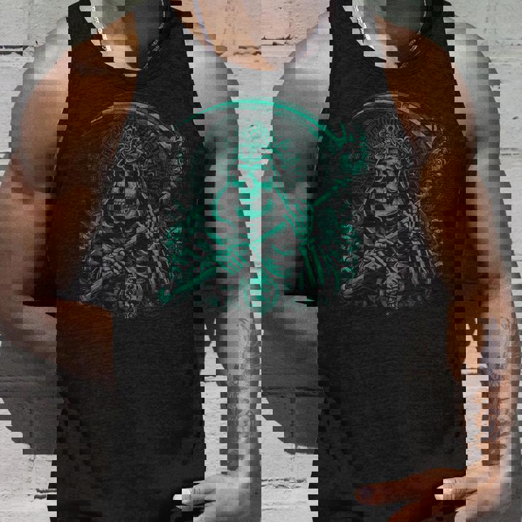 スカル サンタ ムエルテ エル ジェフェ タンクトップ 彼への贈り物