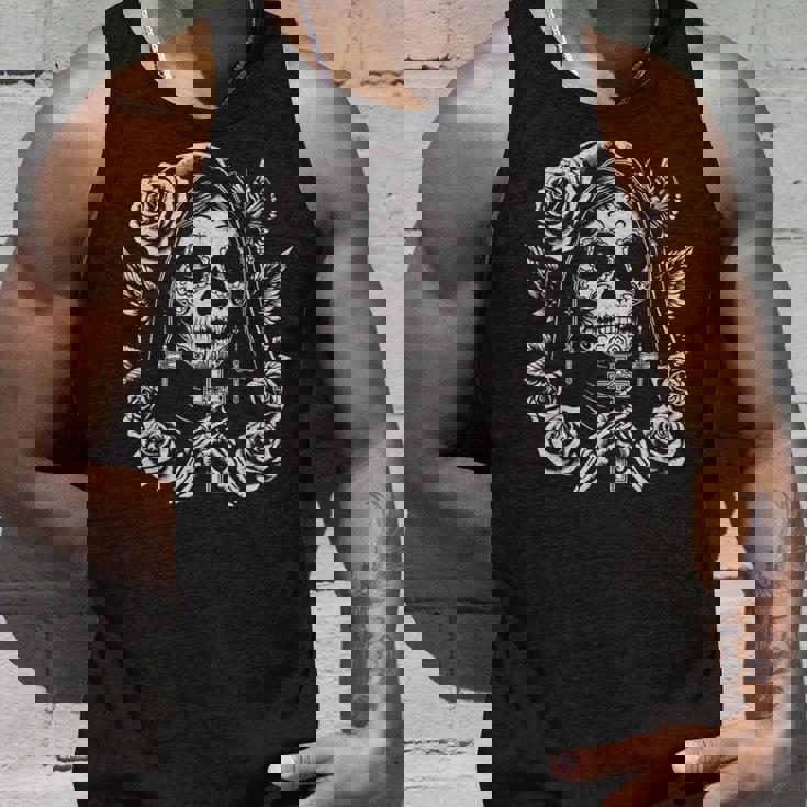 スカル サンタ ムエルテ 死神 タンクトップ 彼への贈り物