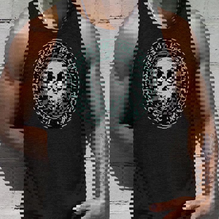 スカル・アンド・デス 老兵は死なず、ただ消え去るのみ タンクトップ 彼への贈り物