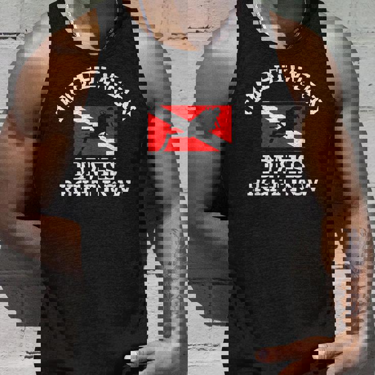 スキューバダイビング ダイバー ダウン ダイブ フラッグ ダイブ タンクトップ 彼への贈り物