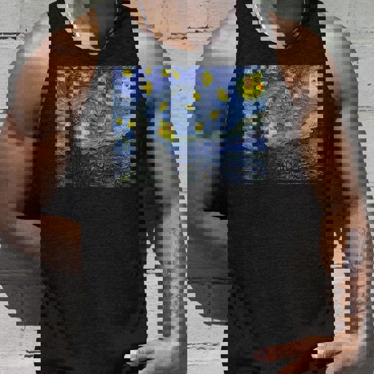 スクリーミングオウム オカメインコ 星月夜 タンクトップ 彼への贈り物