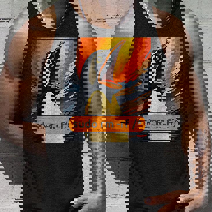 スクリーミング・タックス Linuxudo Rm-Rf タンクトップ 彼への贈り物