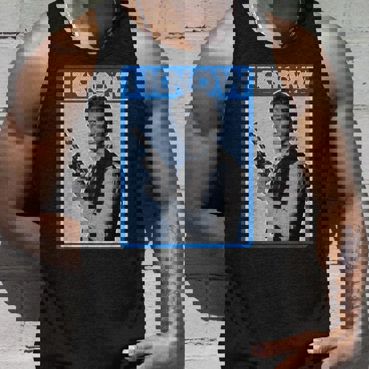 スター・ウォーズ クラシック ハン・ソロ I Know You Love Me ポスター タンクトップ 彼への贈り物