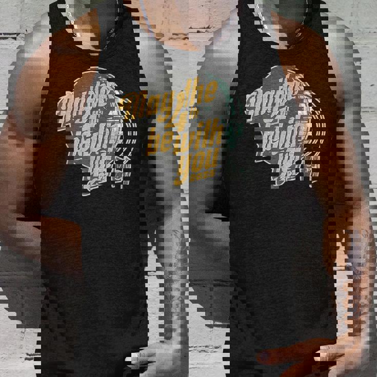 スター・ウォーズの日 May The 4Th Be With You 2025 デス・スター レトロ タンクトップ 彼への贈り物