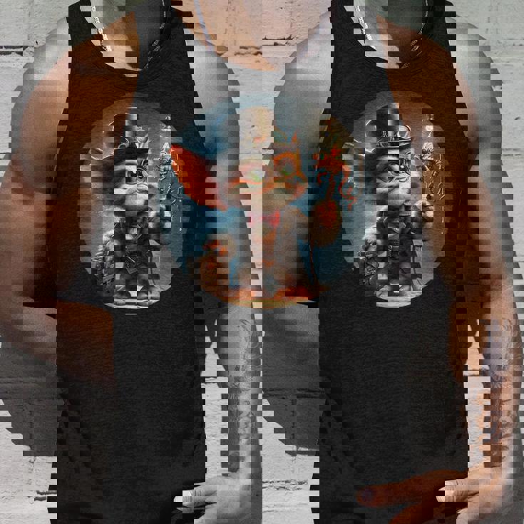 スチームパンク グレムリン クリーチャー マッドサイエンティスト タンクトップ 彼への贈り物