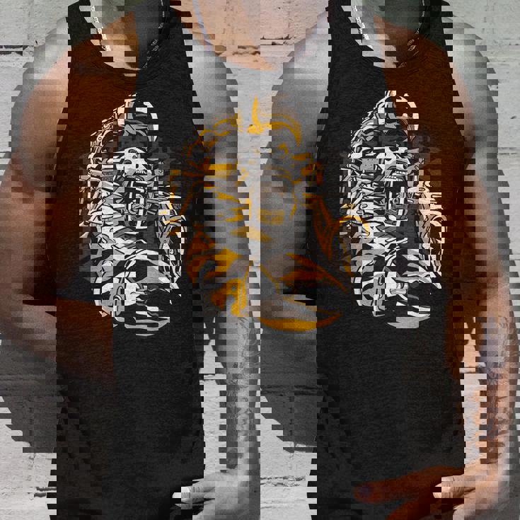 スチームパンクロボットサソリ アーティスティックグラフィック タンクトップ 彼への贈り物