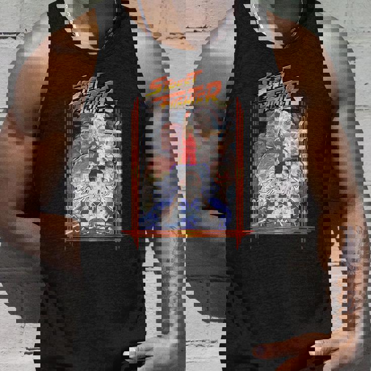 ストリートファイターポスターカバー 壮大なバトルロイヤル 象徴的なゲーマー タンクトップ 彼への贈り物