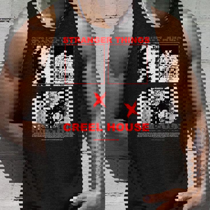 ストレンジャー・シングス 80年代 クラシック ホラー クリール ハウス アーバンレジェンド タンクトップ 彼への贈り物