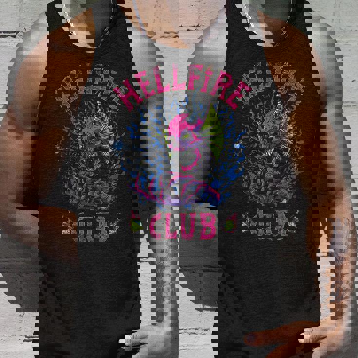 ストレンジャー・シングス ヘルファイア クラブ スプラッシュ Dnd デーモン レトロ ホーキンス タンクトップ 彼への贈り物