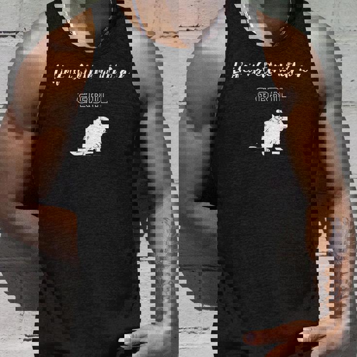 スナネズミがいると人生はもっと良い タンクトップ 彼への贈り物