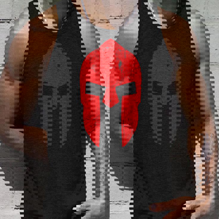 スパルタ戦士ヘルメットジムモチベーションスパルタ古代ギリシャ タンクトップ 彼への贈り物