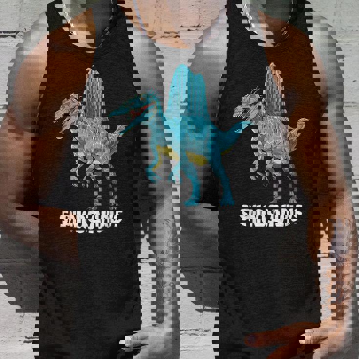 スピノサウルスの恐竜デザイン。 タンクトップ 彼への贈り物