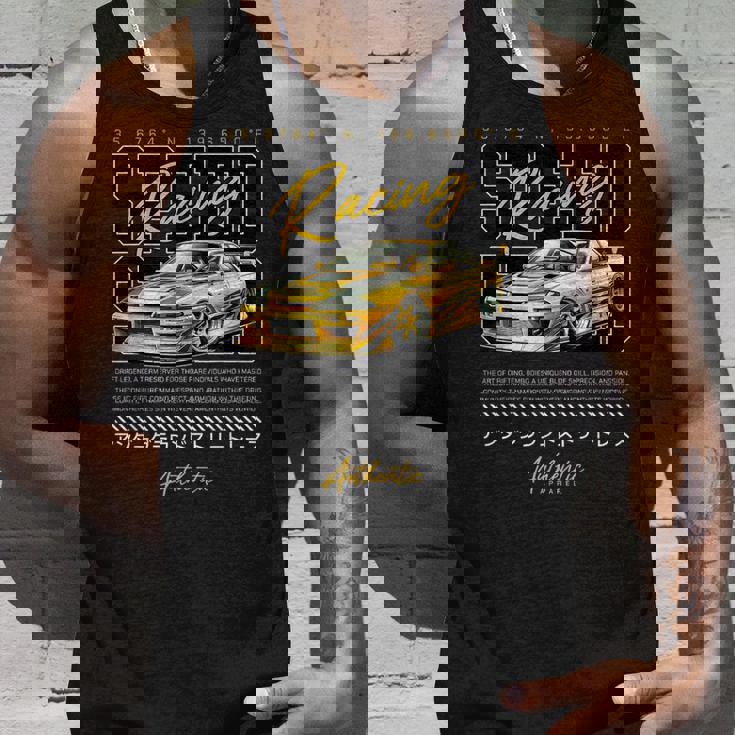 スピードレトロヴィンテージジャパニーズjdm東京ジャパンドリフトレースカー タンクトップ 彼への贈り物