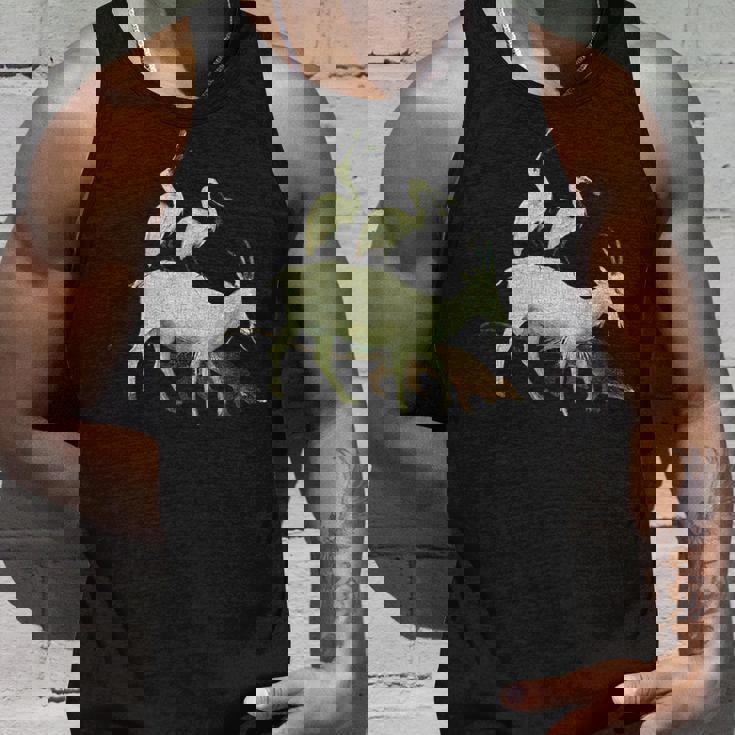 スプーンビルズとヤギの庭 地上の喜びの庭 タンクトップ 彼への贈り物