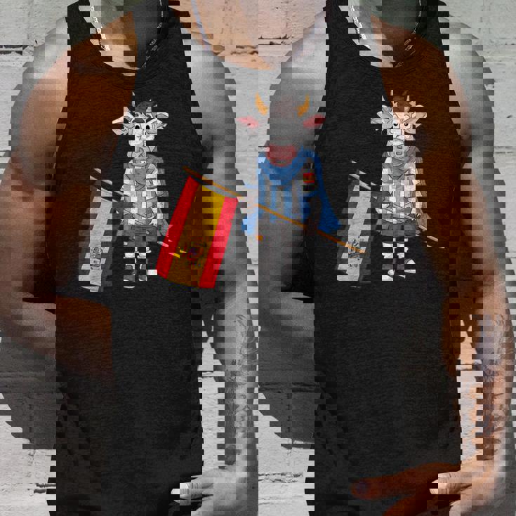 スペイン牛のファン タンクトップ 彼への贈り物