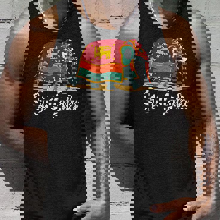 スリランカの国旗と友情 タンクトップ 彼への贈り物