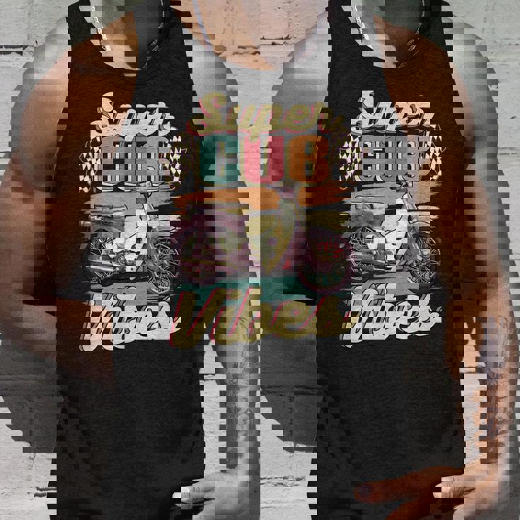 スーパーカブ C100 原付バイク ヴィンテージ バイブ レトロジャパン タンクトップ 彼への贈り物