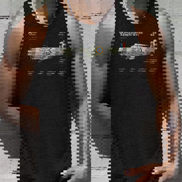 スーパーマリン スピットファイア 第二次世界大戦 航空機 イギリス空軍 タンクトップ 彼への贈り物