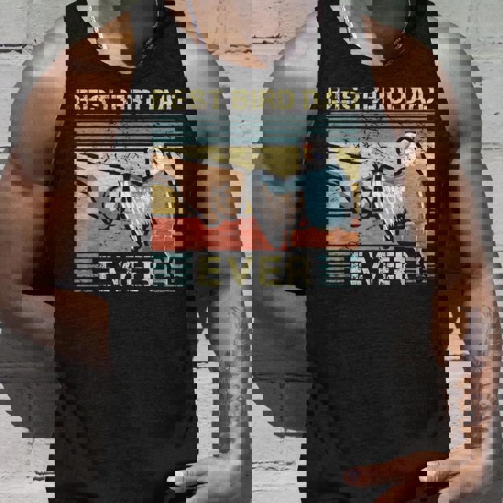 セキセイダッド 鳥好き 父 動物愛好家 鳥の男 タンクトップ 彼への贈り物