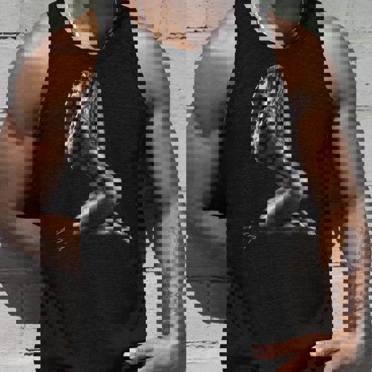 セクシーガールグラフィックtシャツ インプライドアクトオブファインアート タンクトップ 彼への贈り物