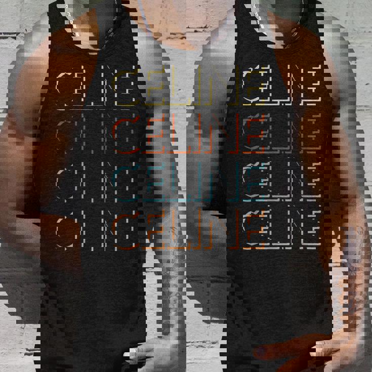 セリーヌ ファーストネーム My オーダーメイド 名前 タンクトップ 彼への贈り物