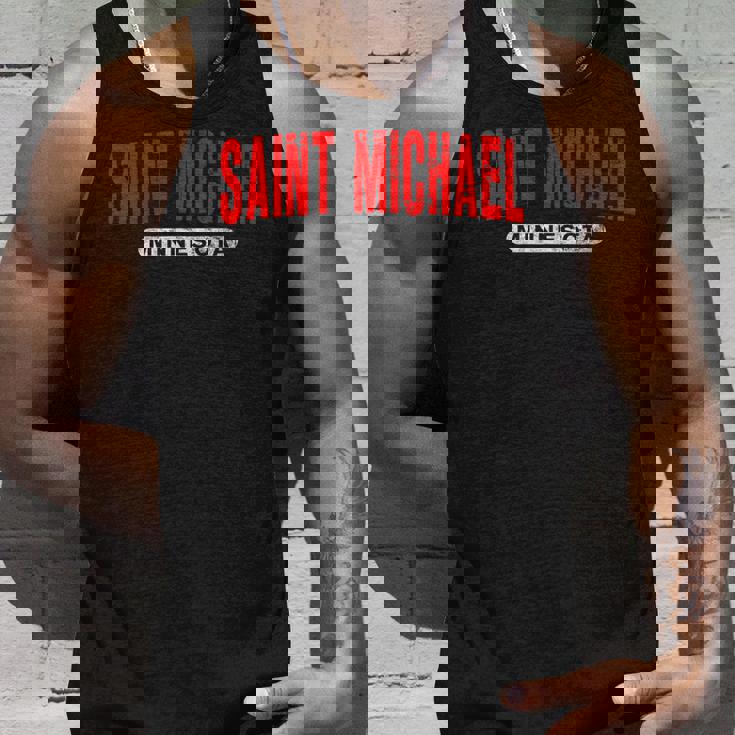 セントマイケルmn ミネソタ 面白い Usa City Roots ヴィンテージ ギフト タンクトップ 彼への贈り物
