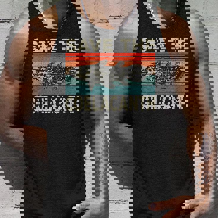 セーブ・ザ・シーラカンス。 タンクトップ 彼への贈り物