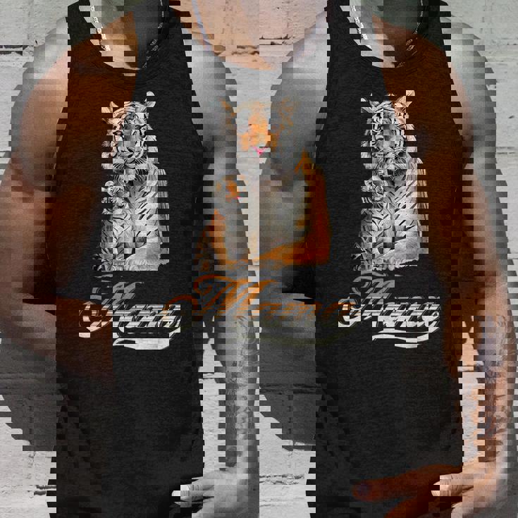 タイガー ママ&ベビー 母の日 トラ 動物好き タンクトップ 彼への贈り物